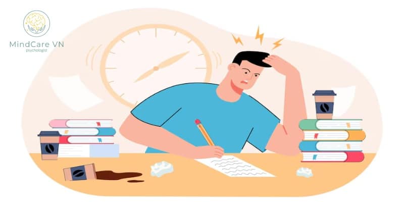 Chậm chạp hơn, dễ mắc lỗi hơn so với bình thường