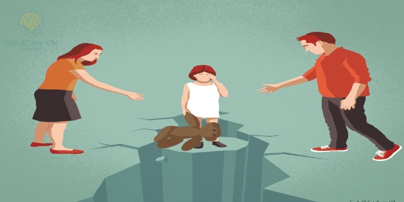 Trẻ đến từ gia đình ly hôn có điểm HCI thấp hơn đáng kể so với trẻ từ gia đình toàn vẹn